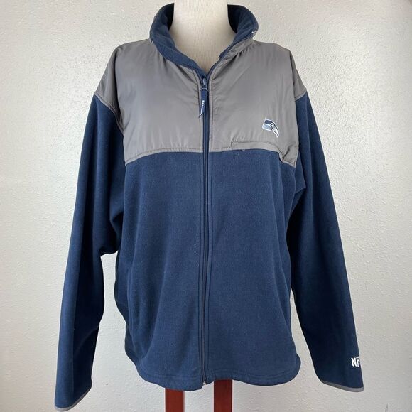 Seattle Seahawks NFL Full Zip Jacket Size XL EUC - Picture 1 of 6